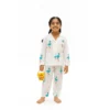 Green duck print kids night suit soft cotton comfortable sleepwear for kids