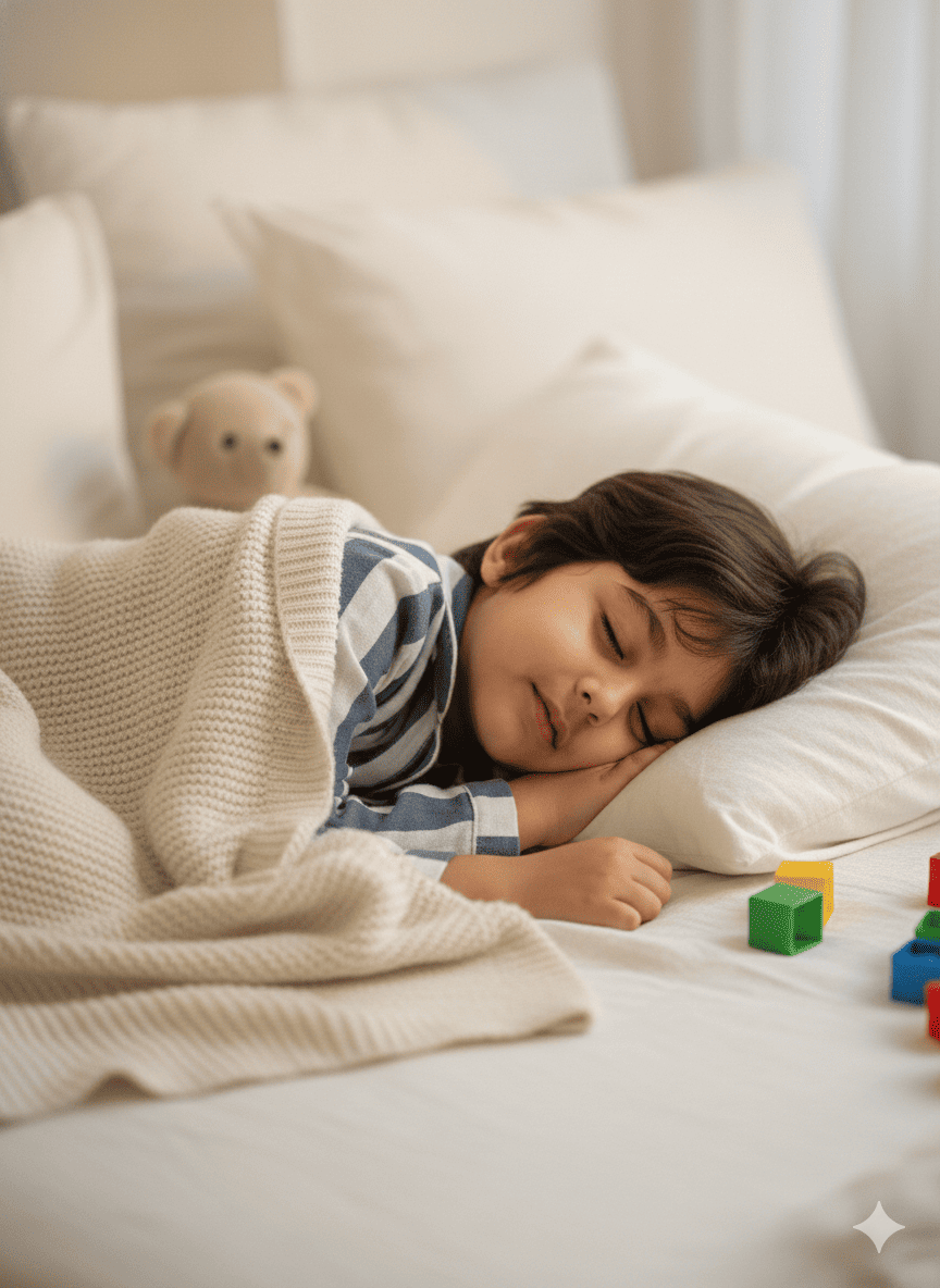 Kids Night suit - Grey Stripe hover view