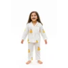 Yellow mango kids night suit catalog shot, soft cotton comfortable sleepwear