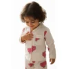 Red buffalo print kids night suit soft cotton comfortable sleepwear for kids