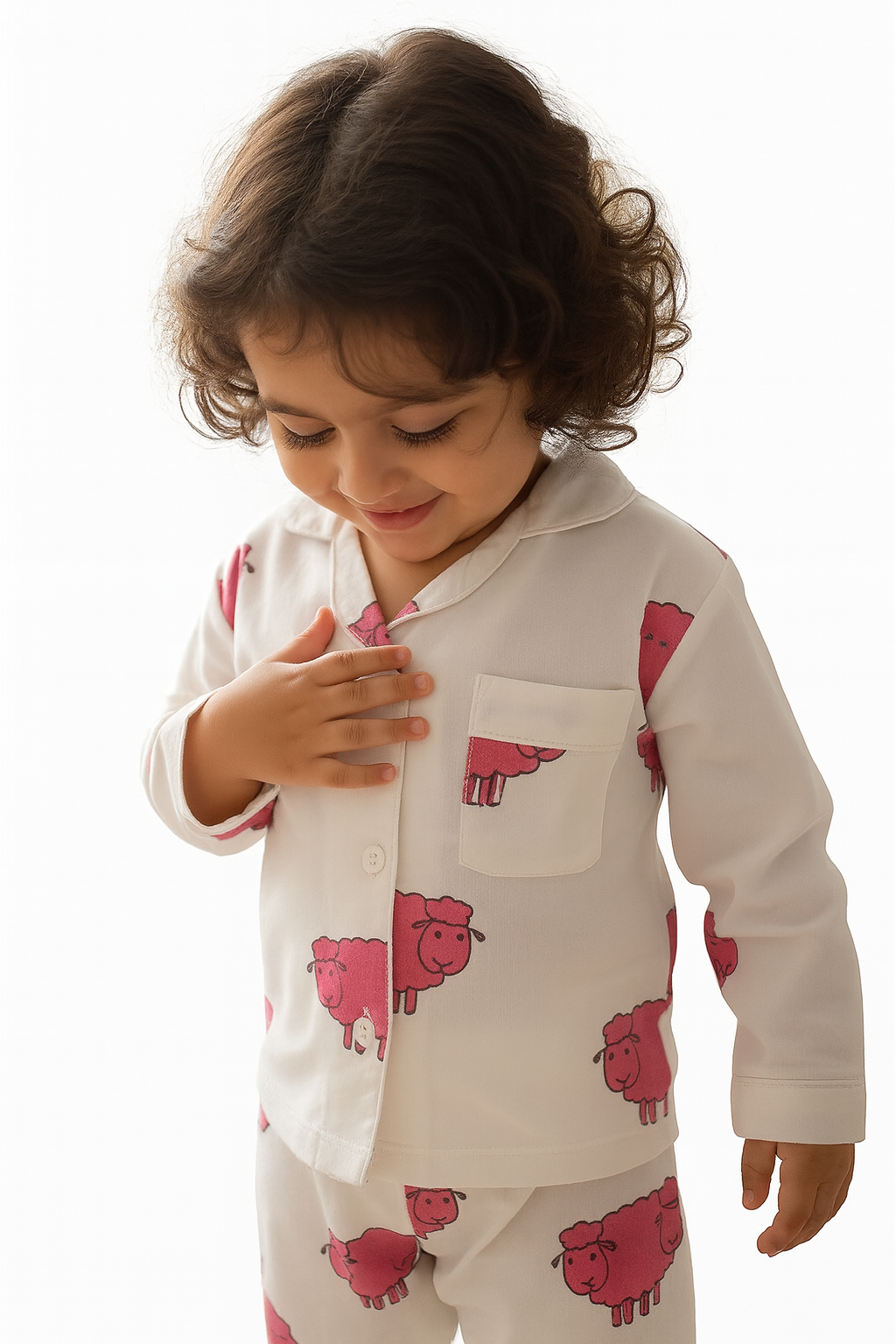 Kids Night suit - Red Buffalo hover view