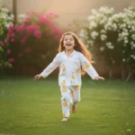 Premium Soft and Breathable Yellow Mango Kids Night Suit