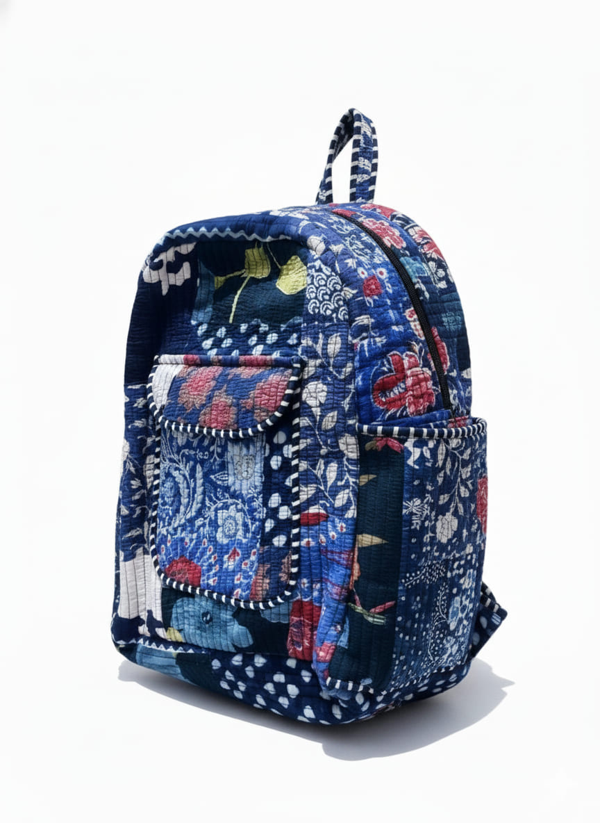 Blue Patchwork Design