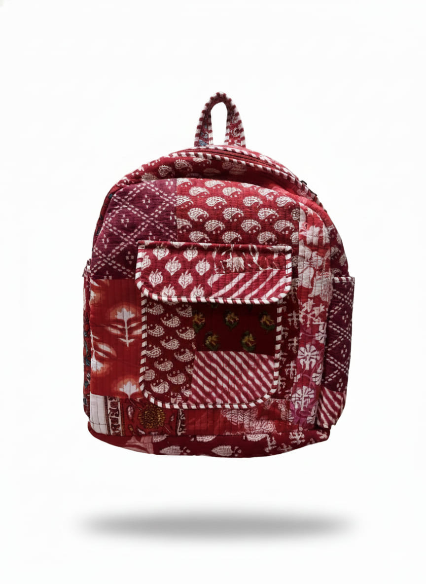 Red Patchwork Design