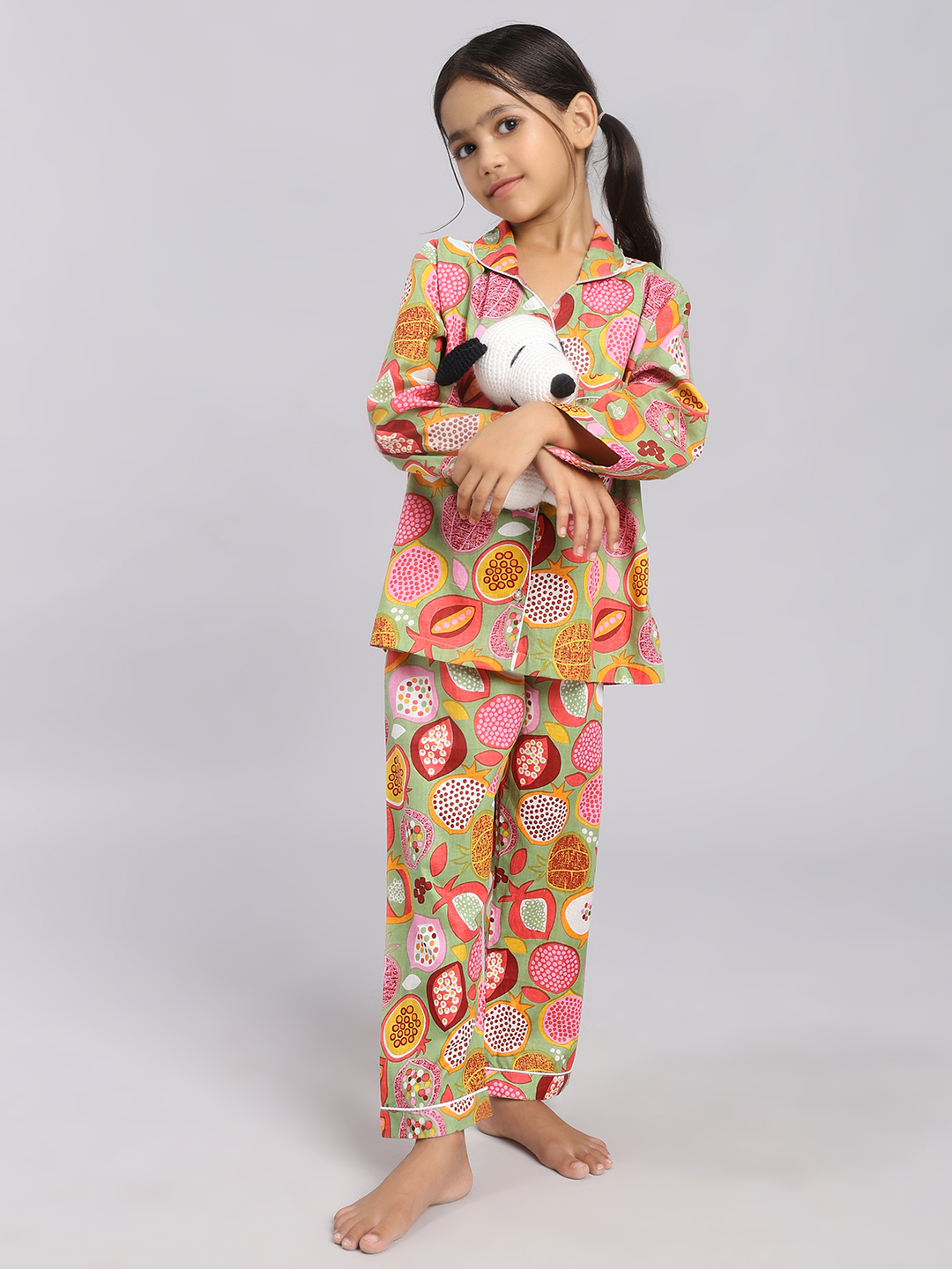 Kids Night suit - Mix Fruit Print