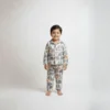 Multi elephant print kids night suit soft cotton comfortable sleepwear for kids