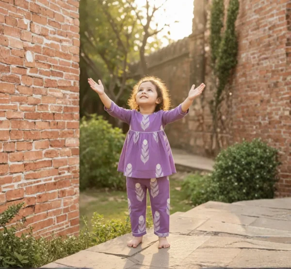 Stylish Cotton Girls Co-ord Set for Everyday Comfort hover view