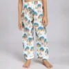 Kids mushroom print cotton night suit bottom detail, soft fabric and comfortable fit