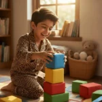 Leopard Print Cotton Night Suit for Kids