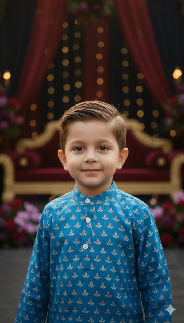 Boys kurta pajama stylish pose, comfortable and elegant ethnic wear