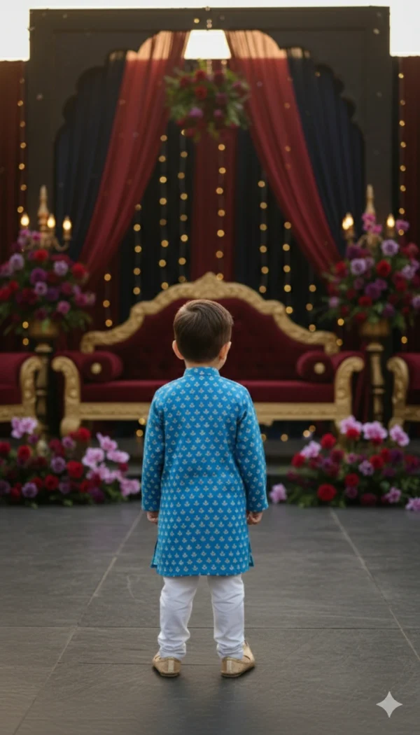 Boys kurta pajama classic ethnic wear, soft and breathable traditional outfit