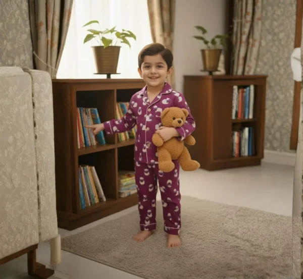 Trendy Sheep Print Nightwear for Kids