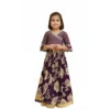 Purple lehenga choli for girls catalog image, stylish and traditional outfit
