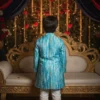 Boys kurta pajama full outfit styling image, complete ethnic set for boys