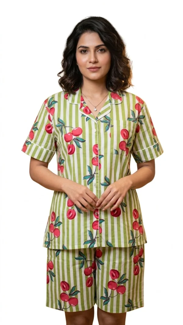 Women's Half Sleeves Night Suit hover view