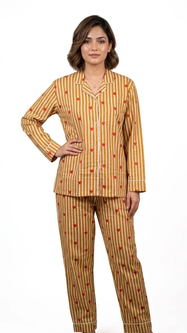 Women's Full Sleeves Night Suit hover view