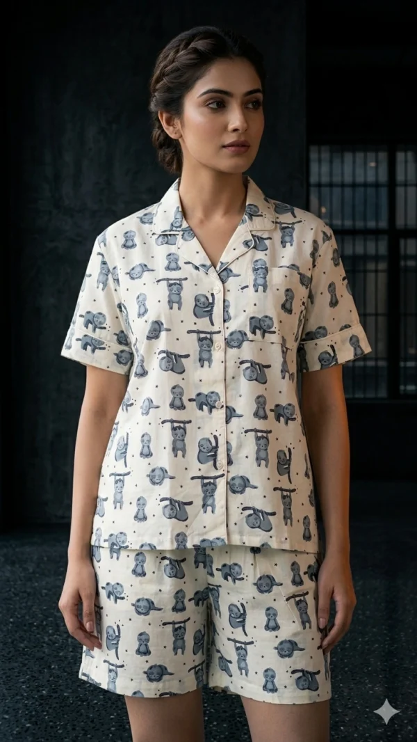 Women's Half Sleeves Night Suit