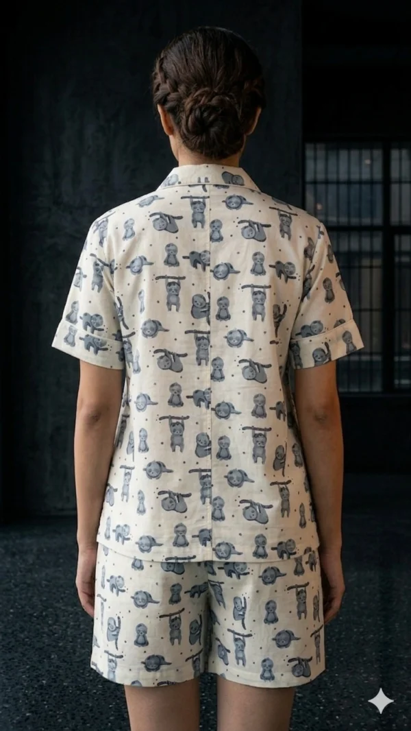 Women's Half Sleeves Night Suit hover view