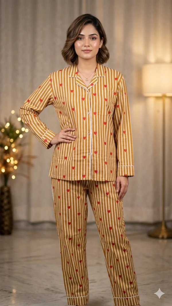 Women's Full Sleeves Night Suit