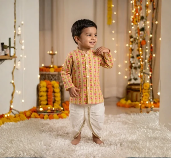 Boys Dhoti Kurta hover view
