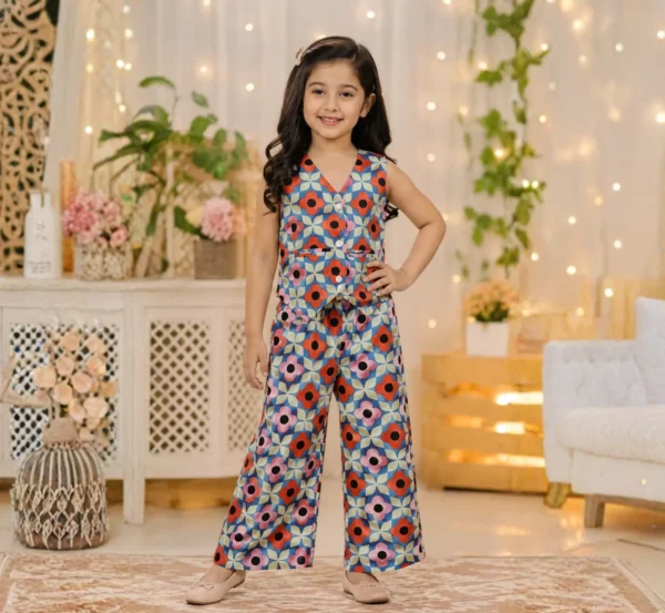 Comfortable Pure Cotton Girls Waist Coat for Casual Outings