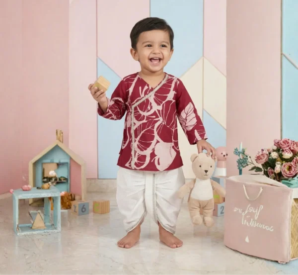 Boys Angrakha with Dhoti hover view