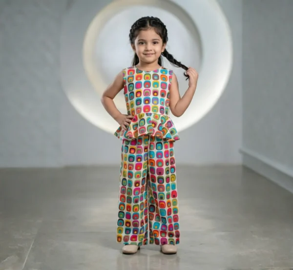 Best Pure Cotton Girls Cord Set for Casual Outings and Daily Wear hover view
