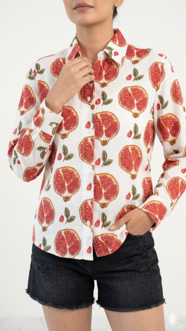 Comfortable Women’s Shirt in White for Work and Casual Occasions