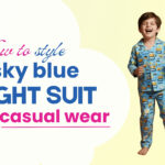 How to Style a Sky Blue Night Suit for Casual Wear