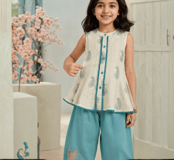Girls Sleeveless Cord Set hover view