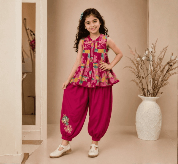 Girls Sleeveless Cord Set hover view