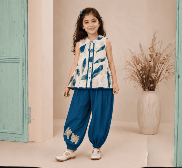 Girls Sleeveless Cord Set