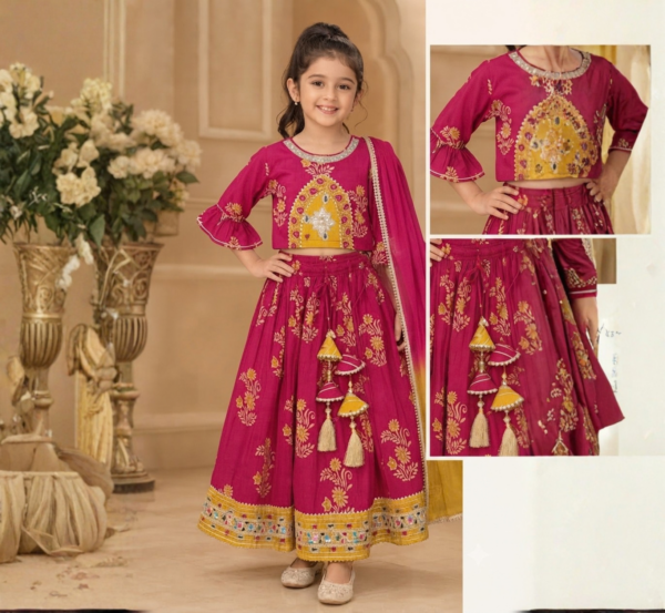 Girls Lengha Choli hover view