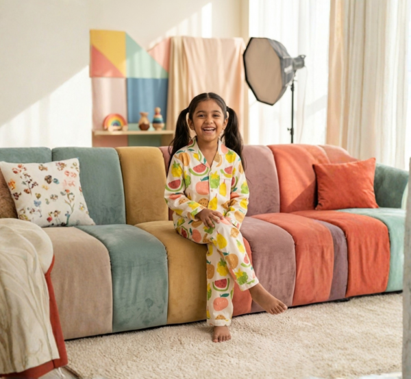 Kid's Winter Night Suit hover view