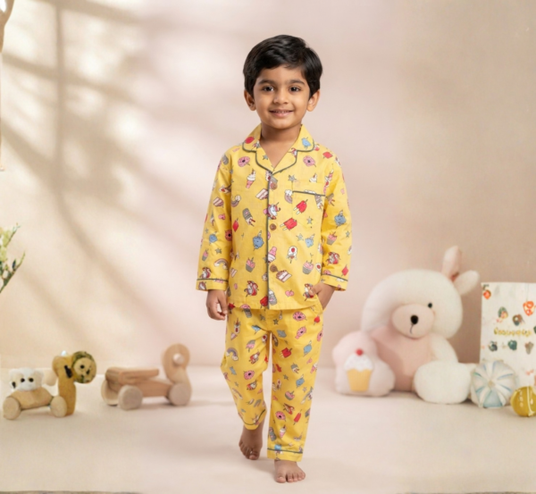 Kid's Winter Night Suit hover view