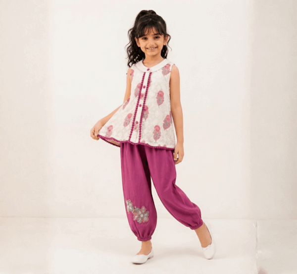 Girls' Sleeveless Cord Set