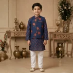 Boys Kurta Pyjama with Jacket