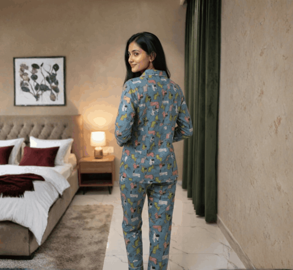 Women's Full-Sleeve Night Suit hover view