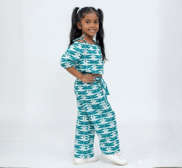 Girls' Cord Set Off-Shoulder