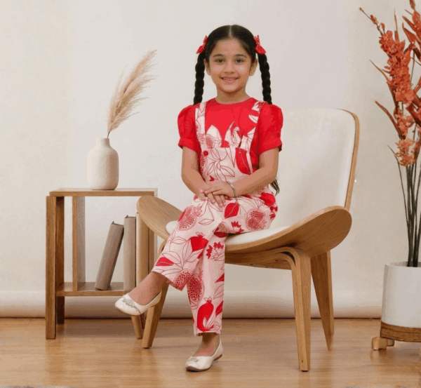 Girls Dungaree Pattern Dress