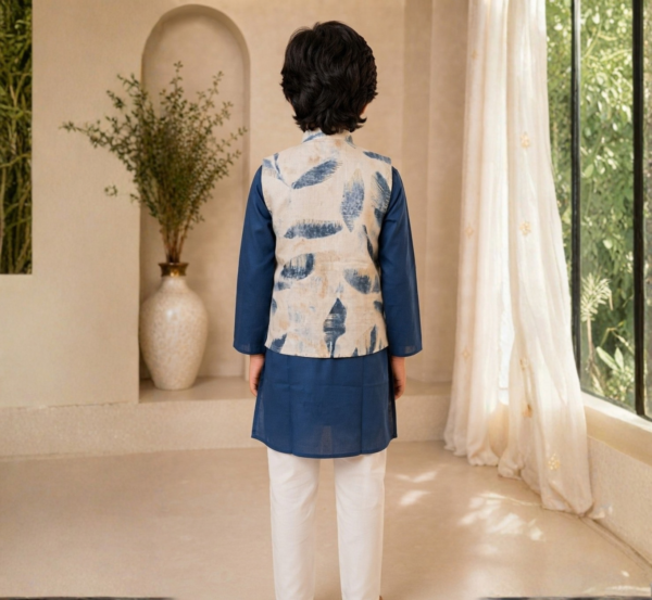 Boys Kurta Pyjama with Jacket hover view