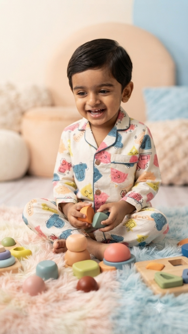 Kid's Winter Night Suit29 hover view