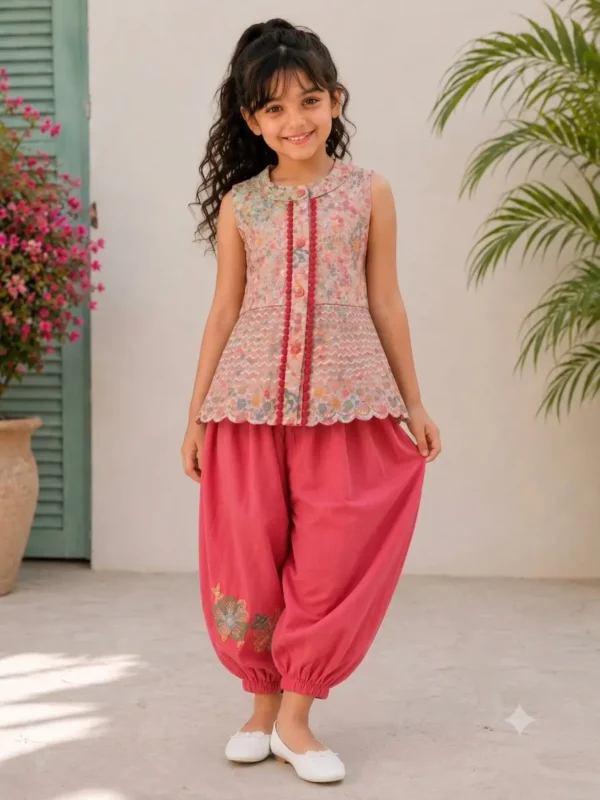 Girls Sleeveless Cord Set hover view