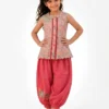 Girls Sleeveless Cord Set