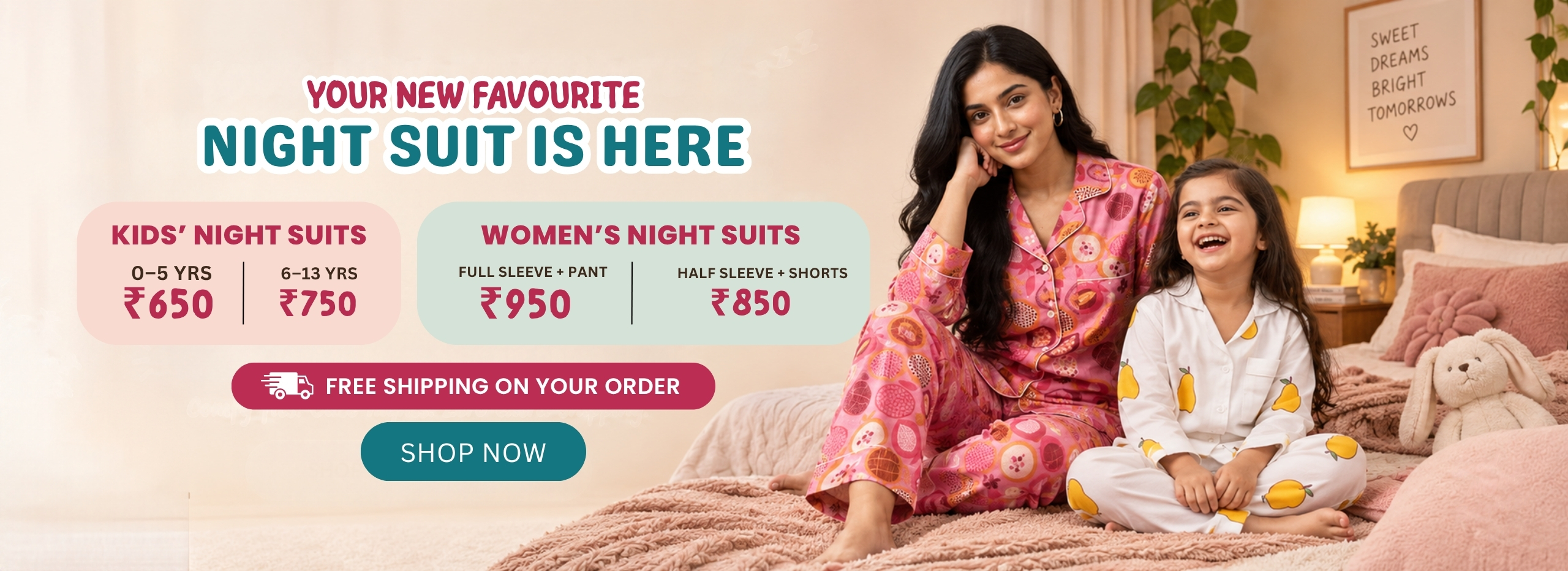 YOUR NEW FAVOURITE NIGHT SUIT IS HERE