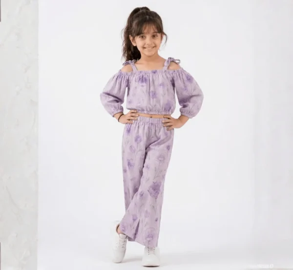 Girls Cord set Off-shoulder - Size: 1-2 Year hover