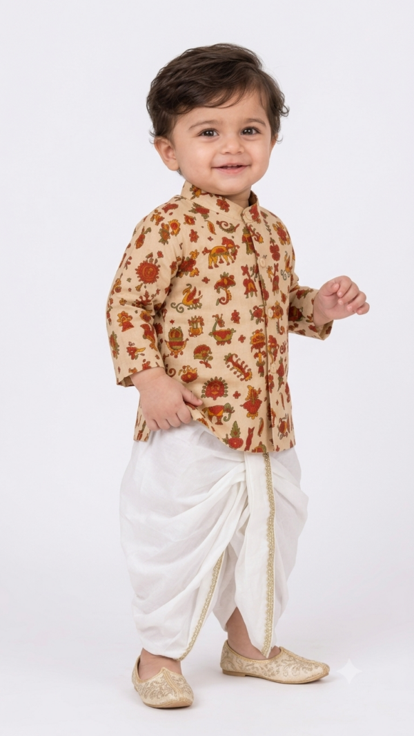 Boys Dhoti Kurta hover view
